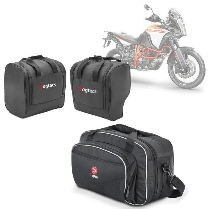 Binnentassen geschikt voor originele kofferset + topkoffer compatibel met KTM 1290 Super Adventure R / S Groothandel