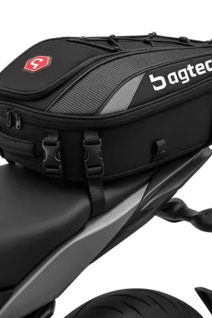 Buddyseat tas compatibel met BMW S 1000 R / RR / XR Achtertas Bagtecs X30 20-30Ltr Direct Beschikbaar