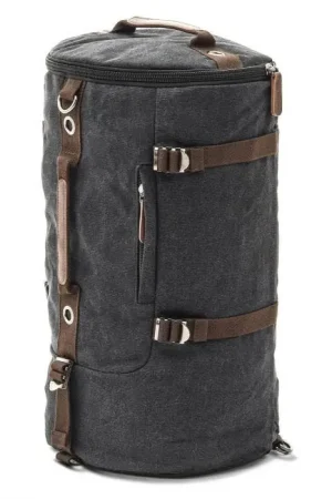 Motor rugzak Canvas Craftride VG8 buddyseat tas Vintage 35Ltr Retro zwart Gratis Verzending