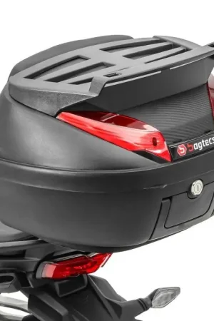 Goedkoop Motor Topkoffer Bagtecs RHM Top Case 42 Liter Universel met bagagerek