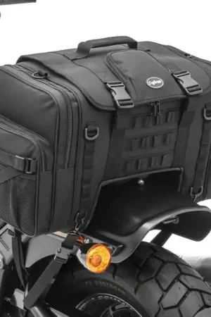 Laatste Kans Achtertas geschikt voor custombike Craftride TQ1 Buddyseat tas 52-60L zwart CB12777