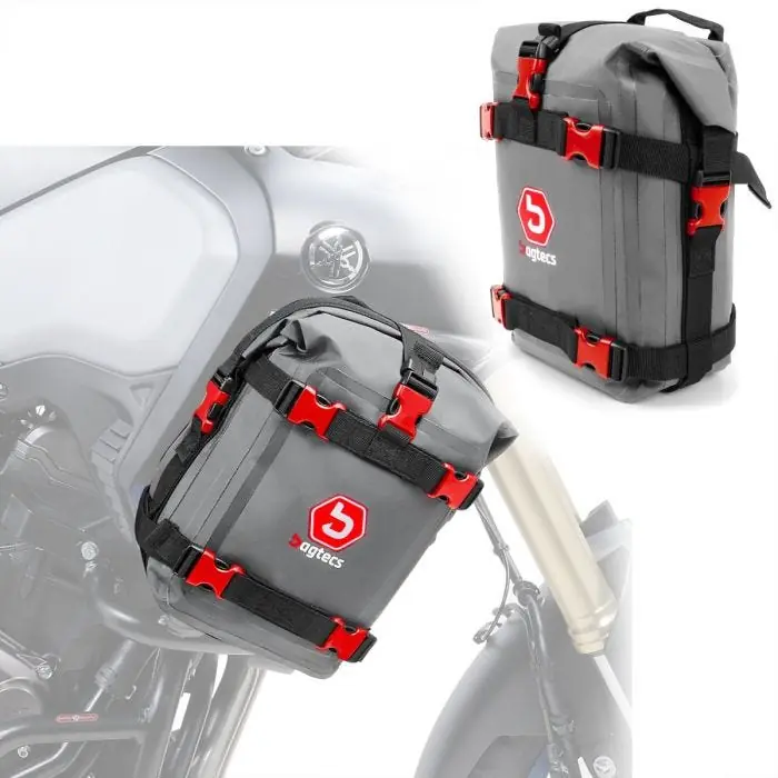 Set Valbeugel tas Bagtecs G3R voor Crashbars waterdicht 2x 6Ltr paar Direct Beschikbaar