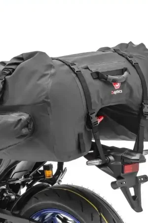Beperkte Voorraad Bagtecs - Waterdichte Motorfiets Staarttas Bagage Motorfiets Bagage voor passagier achter Zwart