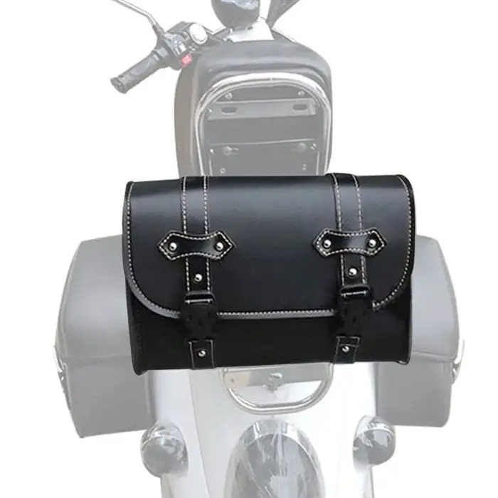 Laatste Versie Sissybar tas voor cruisers en choppers achtertas Craftride SB3 zwart