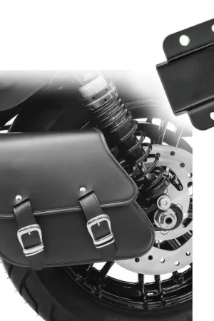 Achterbrug tas + houder passend voor Harley Davidson Sportster Forty-Eight 48 10-20 Craftride Nieuw