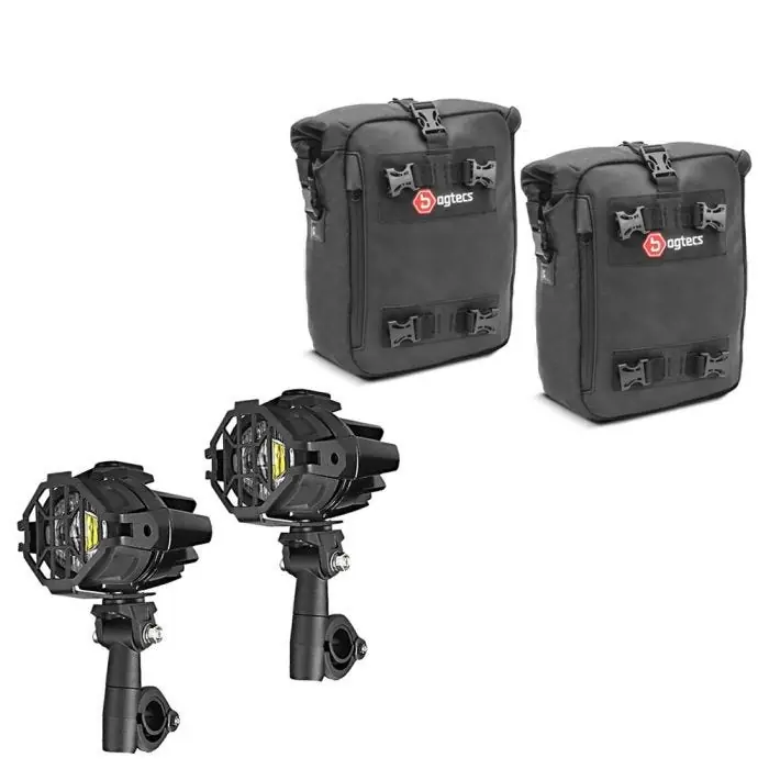 Weekendaanbieding LED mistlampen + valbeugel tas paar 2x10L