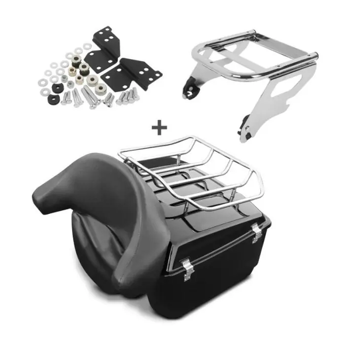 Top Case Trunk King passend voor Harley Davidson Road King Classic 98-08 Docking-Kit Luggage Rack Craftride Laatste Kans