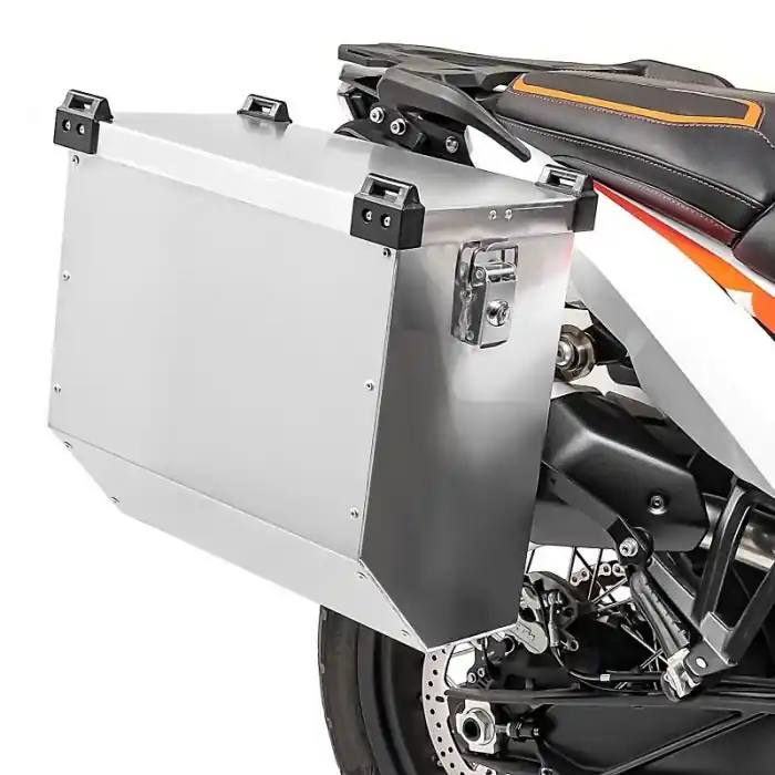 Direct Beschikbaar Motorfiets Alu Zijkoffer Bagtecs Atlas 36Ltr Aluminium