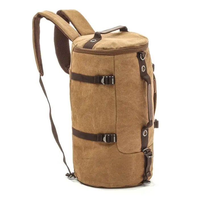 Motor rugzak Canvas Craftride VG8 buddyseat tas Vintage 35Ltr Retro bruin Snelle Levering