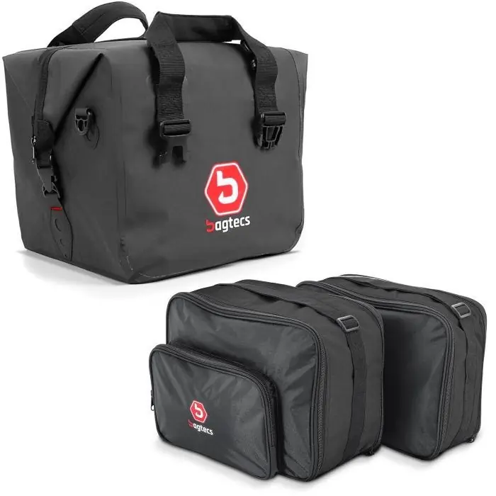 Betrouwbaar Set: Binnentas voor + Binnentassen Vario koffers compatibel met BMW R 1200 GS / Adventure 13-18 Bagtecs MV1