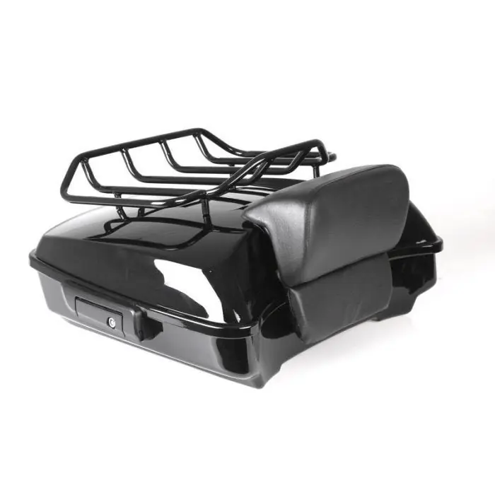 Topcase passend voor Harley Davidson Road Glide Special 15-23 Craftride Razor GB1 incl bagagegrill zwart Beperkt Aanbod