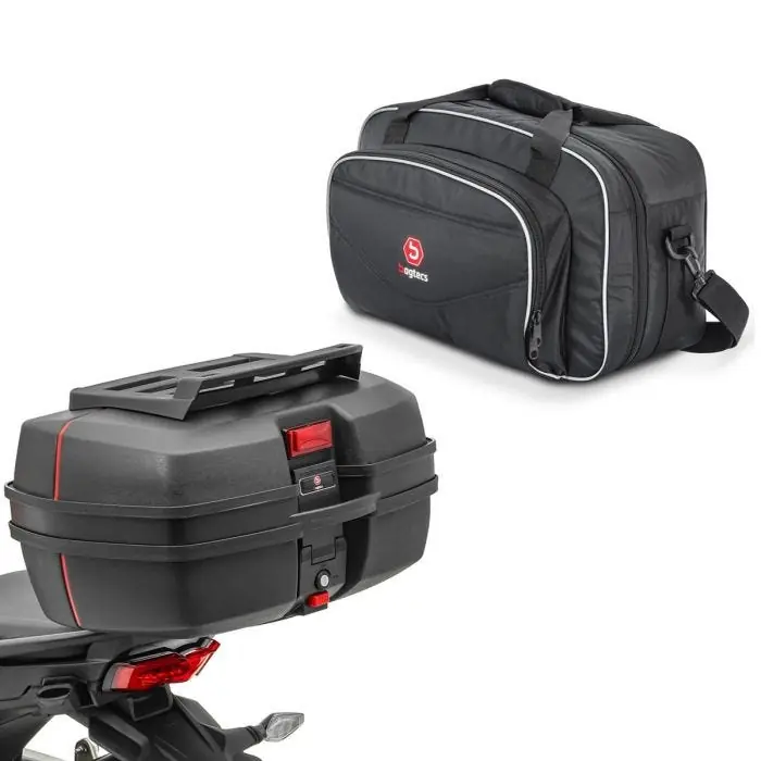 Topkoffer DK45 universeel 45 liter met bagagerooster + topkoffer binnentas geschikt voor Honda Varadero XL 1000 Vt Actieprijs