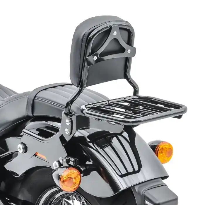 Trendy Sissybar R1S passend voor Harley Davidson Heritage Softail Classic 114 18-25 met Montagekit Craftride