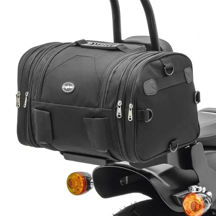 Snelle Levering Buddyseat Tas compatibel met Yamaha XV 750 / 535 / 250 Virago Bagagerol Craftride RB1 24-30Ltr