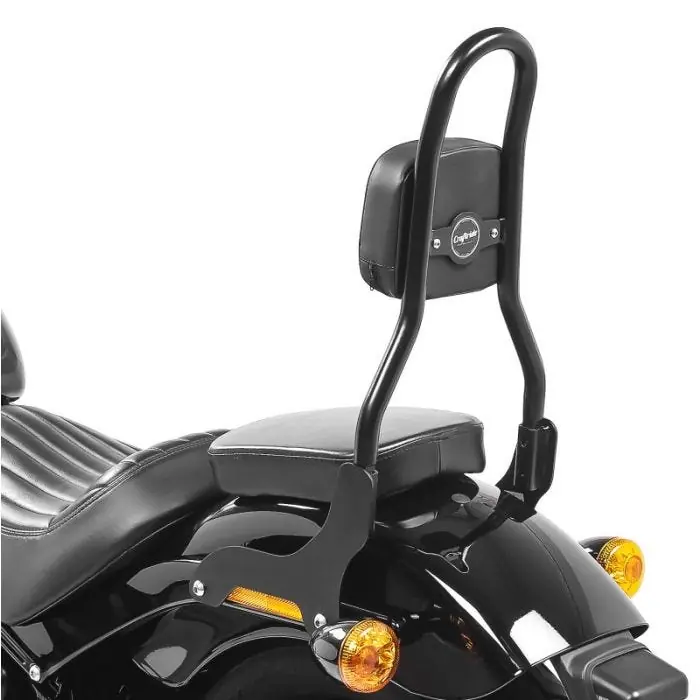 Sissybar CSM Fix passend voor Harley Davidson Softail Standard 20-25 zwart Craftride Luxe
