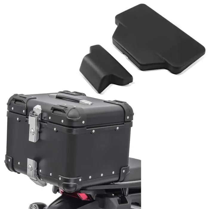 Rechtstreeks Van De Fabrikant Set Motor aluminium topkoffer 45L + passagier rugkussen topcase geschikt voor Yamaha Tracer 9 / GT Bagtecs XS45 zwart