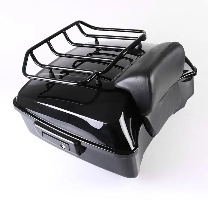 Koop Vandaag Topkoffer Chopped passend voor Harley Davidson Road Glide Ultra 16-20 CH3 Zwart Craftride