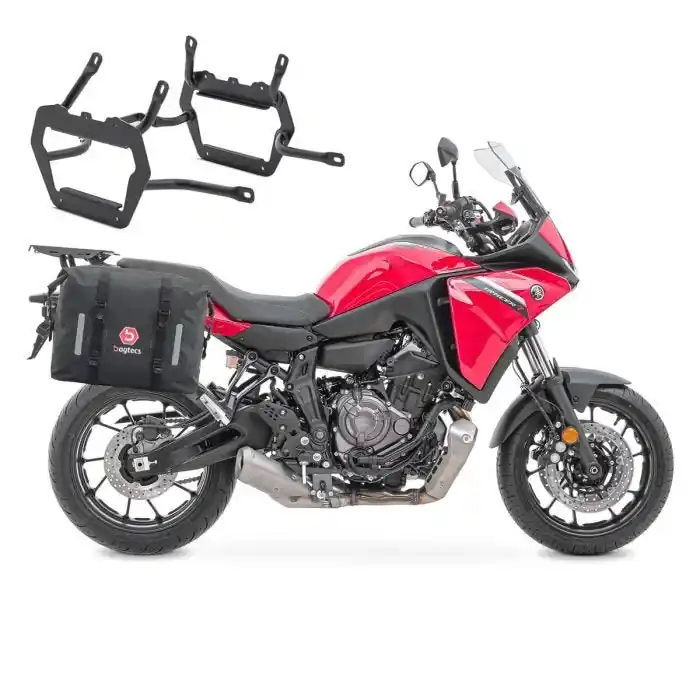 Zadeltassen + Kofferrek voor Yamaha Tracer 7 / MT-07 Tracer 700 16-24 Koffers Bagtecs WP8S-NW Rechtstreeks Van De Fabrikant