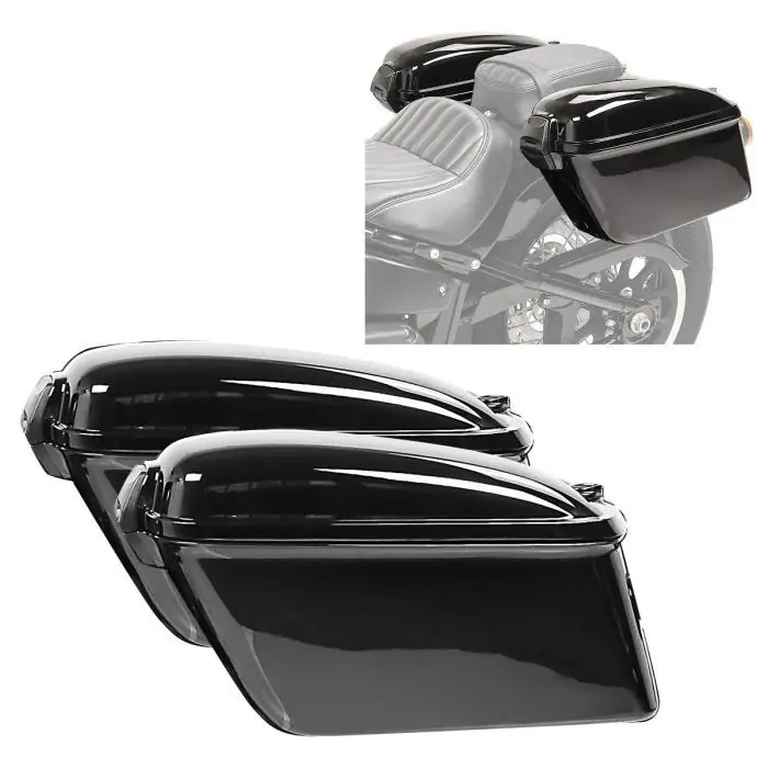 Express Levering Hard zadeltassen OG 12l compatibel met Honda Shadow 750 Black Spirit Craftride