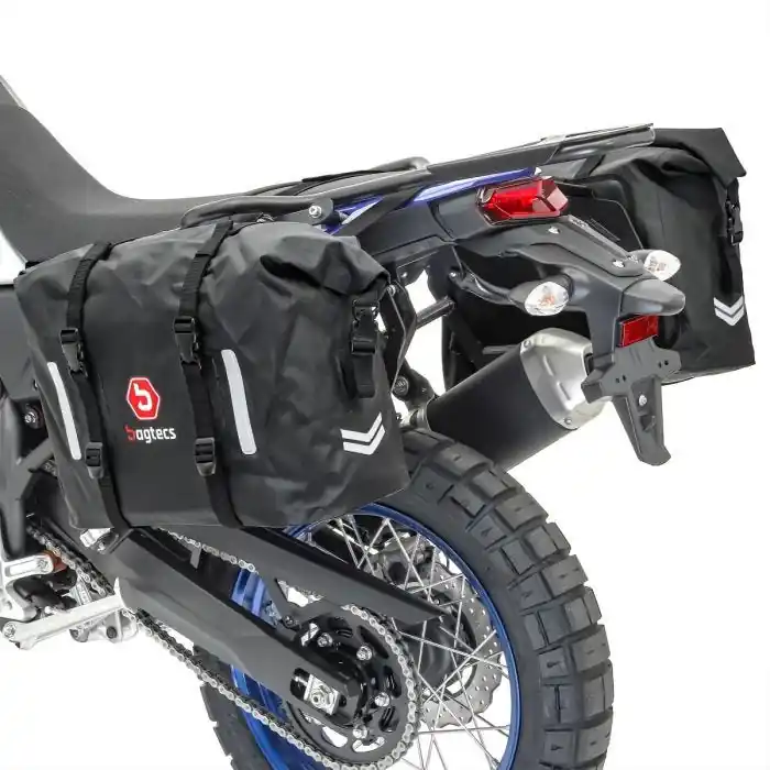 Goedkoop Zadeltassen Waterdicht compatibel met Triumph Street Triple / R / RS / S Bagtecs WP8 2x30L