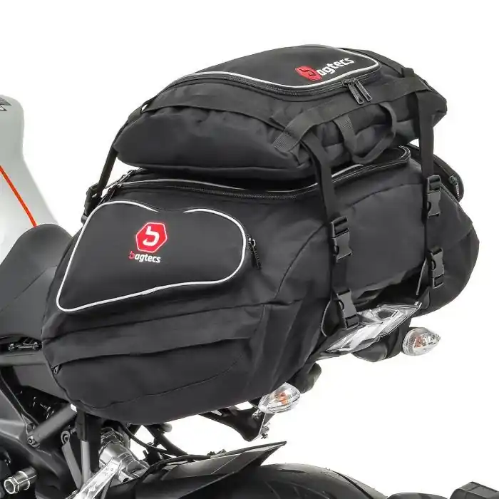 Achtertas Set compatibel met Kawasaki ZZR 1400 / 1200 / 1100 / 600 Bagtecs X50 en X52 Lage Prijs
