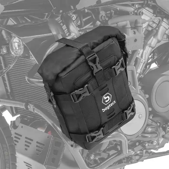 Beste Prijs Crash bar tas 6L compatibel met Ducati Multistrada 1200/ S / Enduro bescherming bar waterdicht Bagtecs S3B