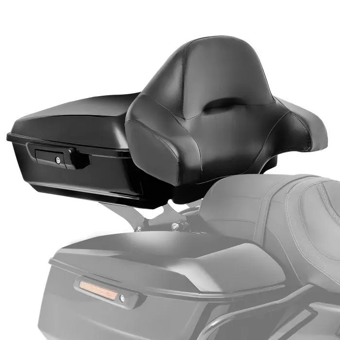 Koop Vandaag Topkoffer Chopped voor Harley Davidson Softail Low Rider / S / ST 18-25 Topcase Craftride CP18 zwart