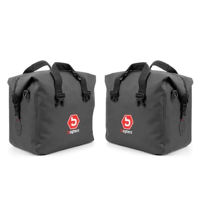 Set Koffer Binnentassen compatibel met Husqvarna 701 Enduro / Norden 901 Bagtecs BT5 Wereldwijde Verzending