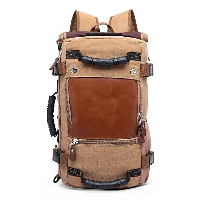 Limited Edition Canvas rugzak Craftride VG6 Retro Tas Vintage 28Ltr bruin