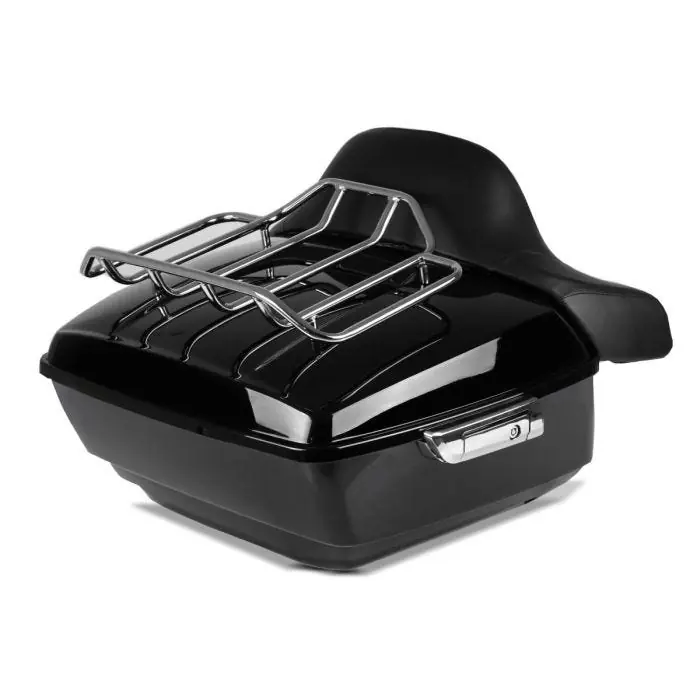 Topkoffer King OLR geschikt compatibel met Harley Davidson Softail Deuce / Deluxe Craftride topcase zwart Finale Uitverkoop