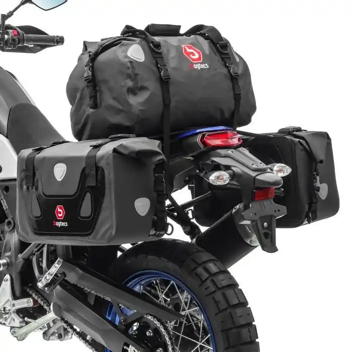 Beperkte Voorraad Zadeltassen set compatibel met Honda NX 650 Dominator RX40 achtertas
