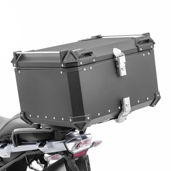 Motorfiets topkoffer compatibel met Honda Africa Twin 1100 aluminium Bagtecs XB85 zwart Betrouwbaar
