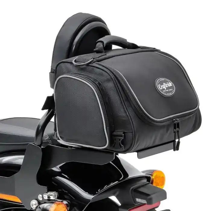 Sissybar Achtertas compatibel met Daelim VS / VT 125/ Evolution Craftride TM2 14L zwart Premium