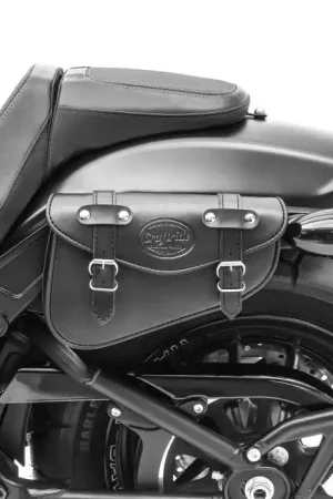Alleen Vandaag Zadeltas compatibel met Triumph Thunderbird Nightstorm Craftride Arizona 3Ltr links in zwart