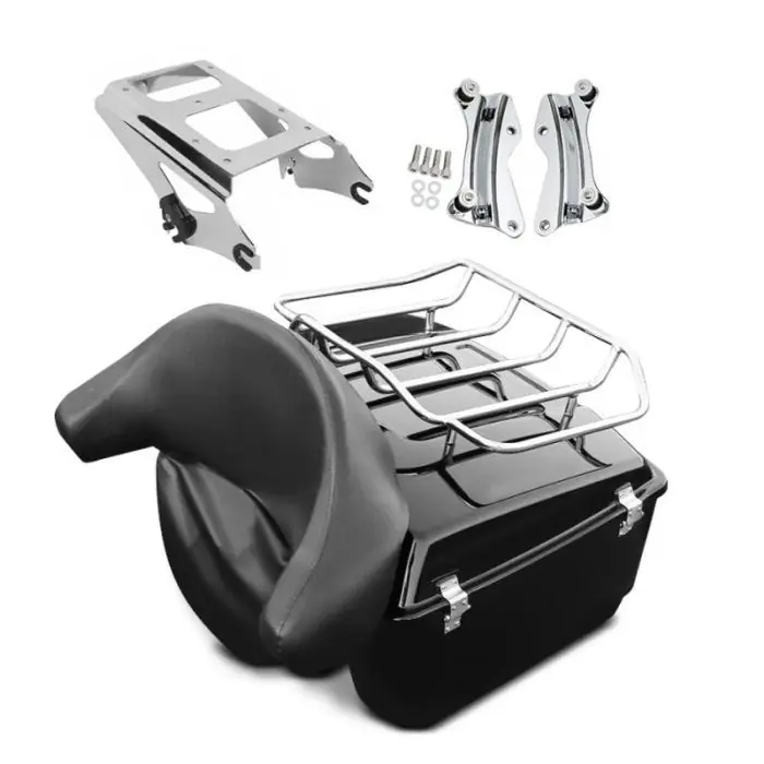 Must-Have Top Case Trunk King passend voor Harley Davidson Electra Glide Classic 09-13 met Docking-Kit Bagagedrager Craftride