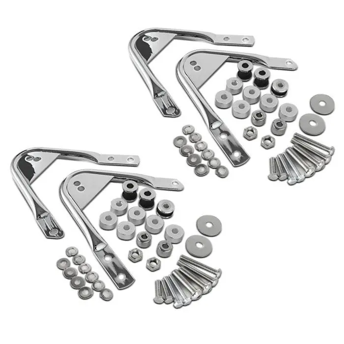 2x Docking Hardware Kit passend voor afneembaar accessories passend voor Harley Davidson Touring 97-08 Craftride Set Discount Professioneel