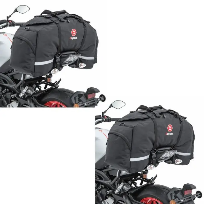 2x Buddyseat tas motor Bagtecs SX80 achterzak 70Ltr zwart Discount Set Laatste Kans