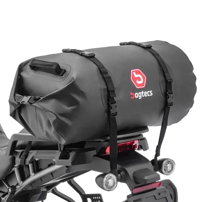 Meest Verkocht 2x Motor bagagerol Bagtecs BR50 achtertas waterdicht buddyseat tas 50 liter Discount Set
