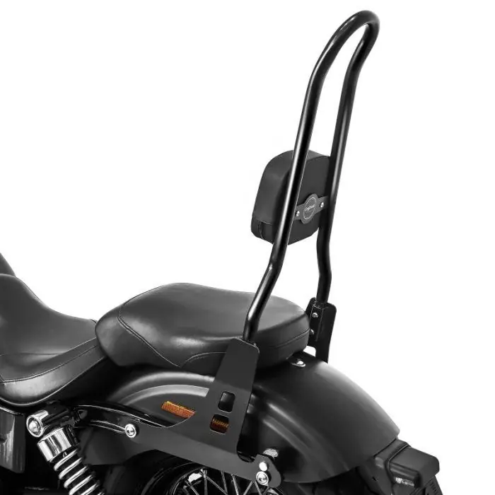 Sissybar passend voor Harley Davidson Dyna Super Glide Custom 06-15 Craftride Fast Rider-XL zwart Bestel Nu