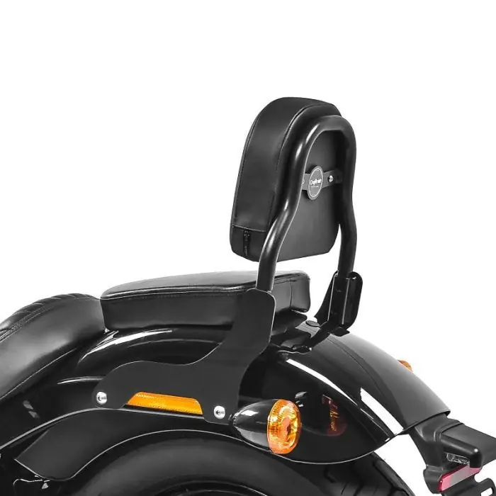 Sissybar CSS Fix passend voor Harley Davidson Softail Deluxe 18-20 zwart Craftride Wereldwijde Verzending
