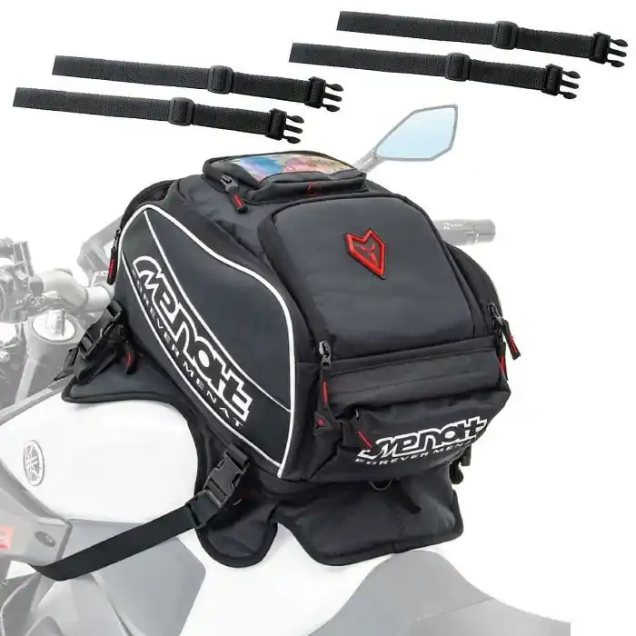 Tanktas met riem bevestiging compatibel met Aprilia Tuono V4 1100 RR Bagtecs TR8R 16-24 L Koop Online