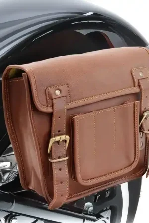 Authentiek Zadeltas compatibel met BMW R NineT Urban G/S Vintage tas Craftride SV4 bruin