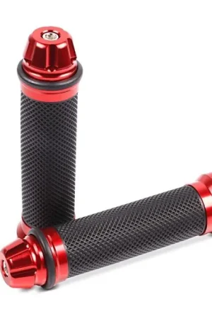 Direct Verzonden Motorfiets Handvatten Zaddox 2X 22mm rood