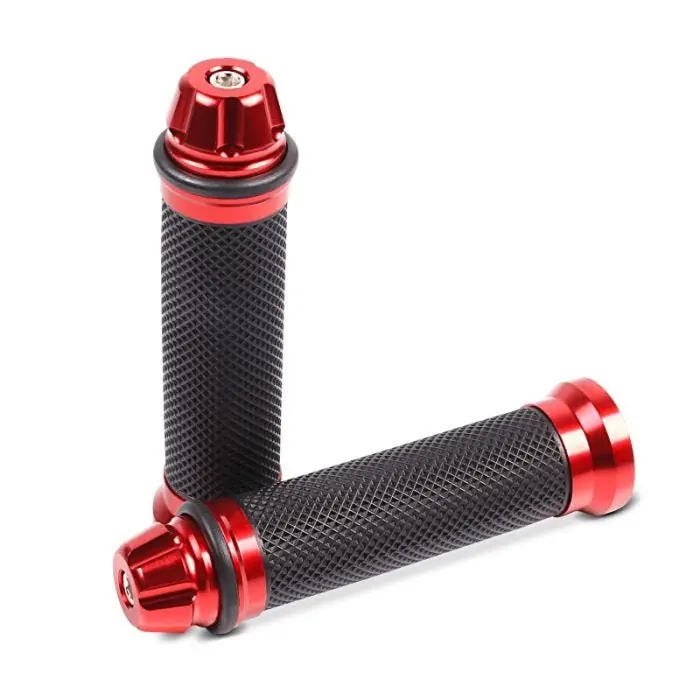 Direct Verzonden Motorfiets Handvatten Zaddox 2X 22mm rood