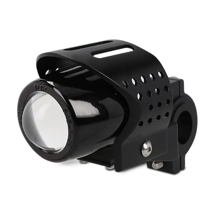 Motorfiets Extra Schijnwerper LED S1 Lumitecs single met E-homologatie Handgemaakt