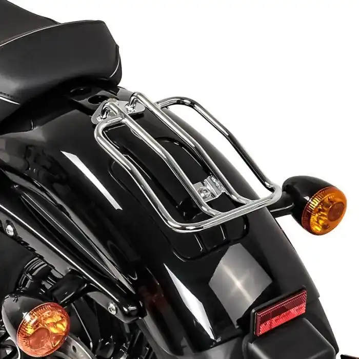 Bagagedrager Solo Rack passend voor Harley Davidson Sportster Craftride chroom Meest Verkocht