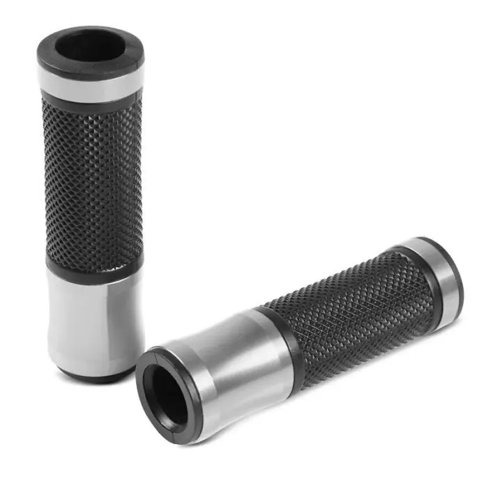 Motorfiets Handvatten Zaddox 4X - 22mm zilver Dagaanbieding