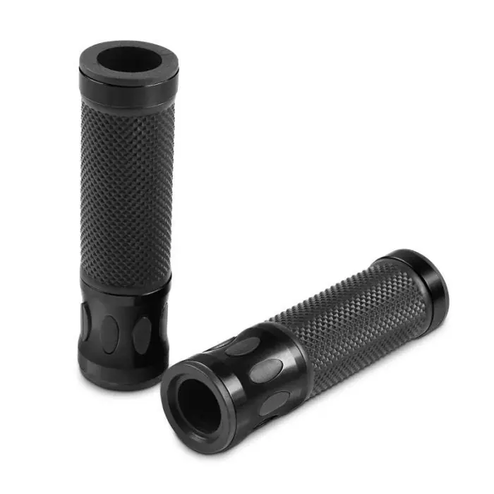 Authentiek Motorfiets Handvatten Zaddox 5X - 22mm zwart