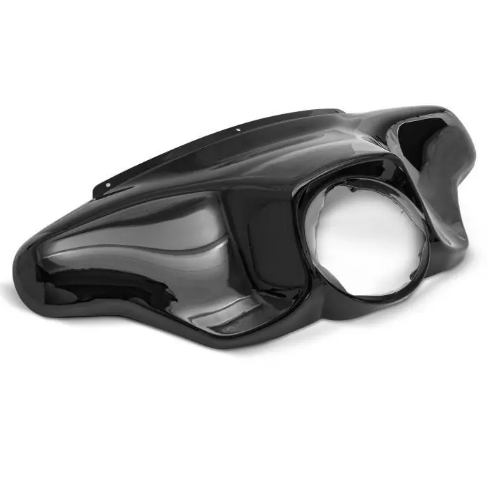 Outer Batwing Fairing passend voor Harley Davidson Touring 96-13 Craftride in zwart Direct Beschikbaar