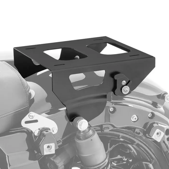 Weekendaanbieding Topkoffer Bagagedrager Rack TP Solo passend voor Harley Davidson Touring 14-25 zwart Craftride